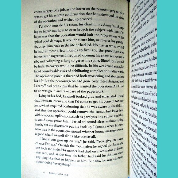 Book - Being Mortal: Medicine and What Matters in the End, by Atul Gawande - Picture 5 of 16